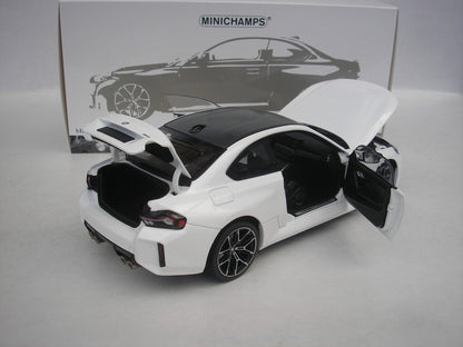 Minichamps 2023 BMW M2 (G87) White 1:18