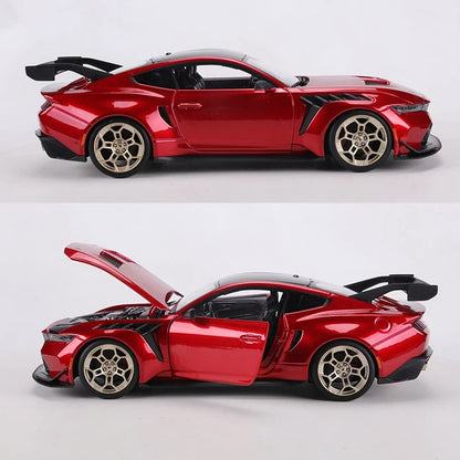 Maisto 2025 Ford USA Mustang GTD 5.2L V8 Coupe Chroma Flame Red 1:18