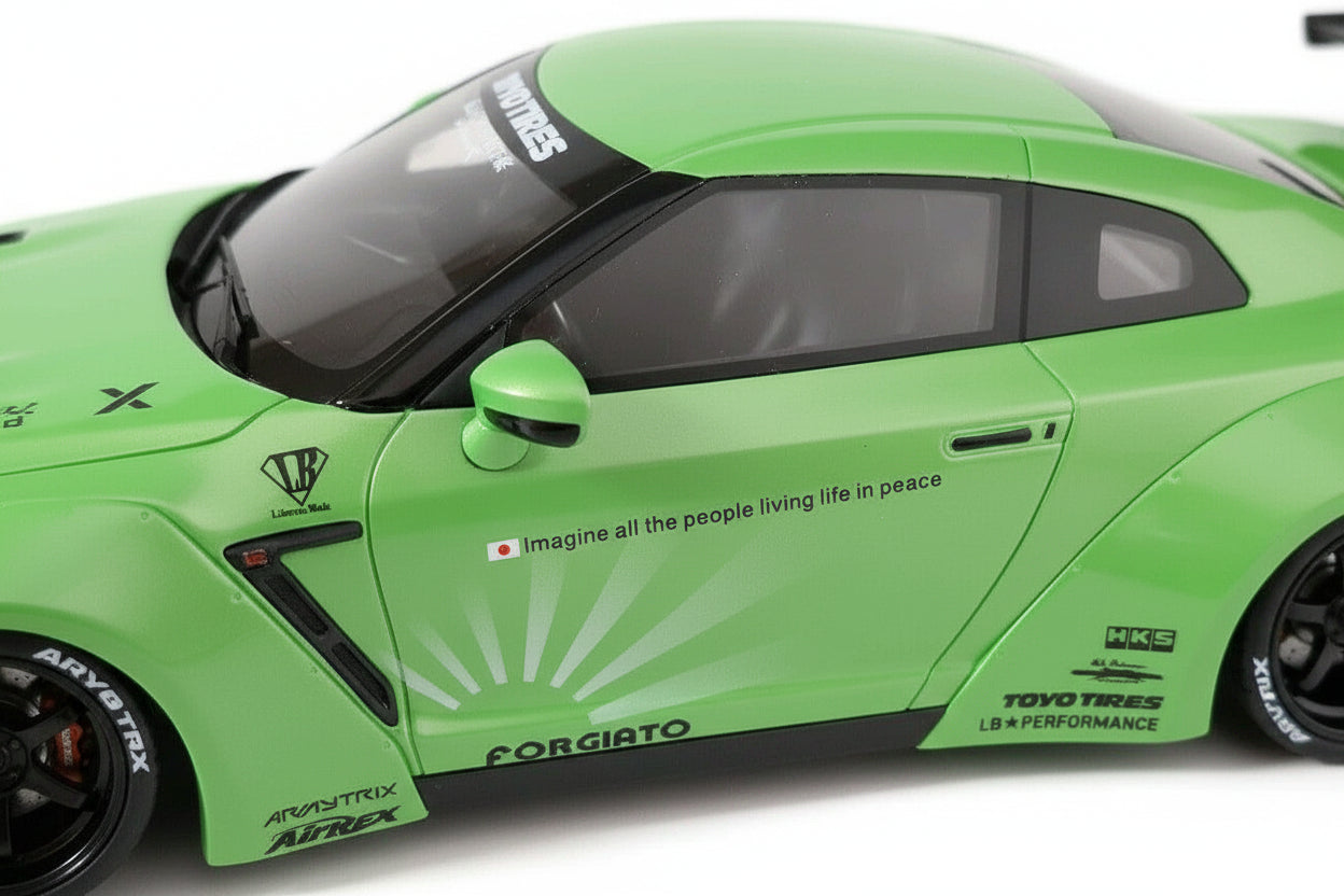 GT Spirit 2016 Nissan Skyline GT-R (R35) LB Performance Green 1:18