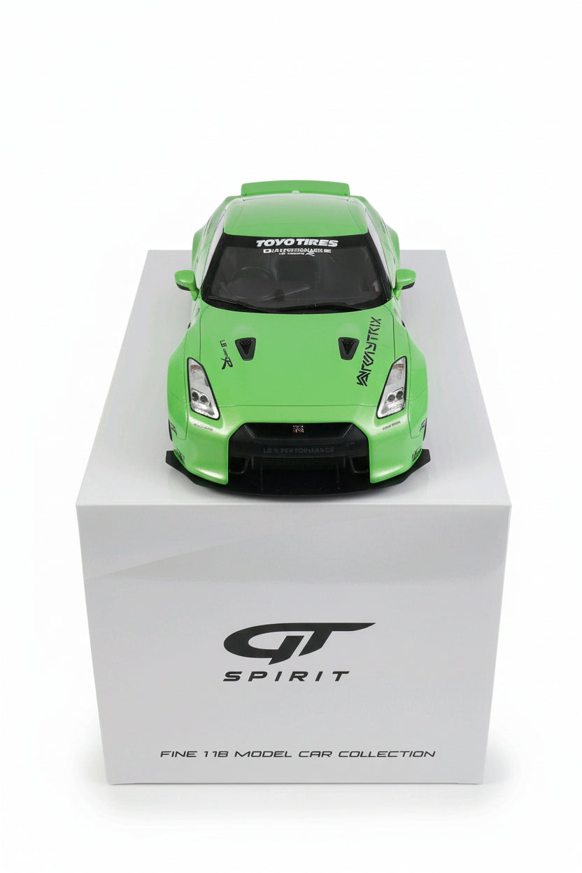 GT Spirit 2016 Nissan Skyline GT-R (R35) LB Performance Green 1:18