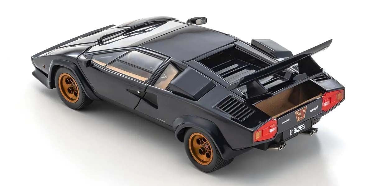 Kyosho 1982 Lamborghini Countach LP500S Walter Wolf Dark Blue 1:18