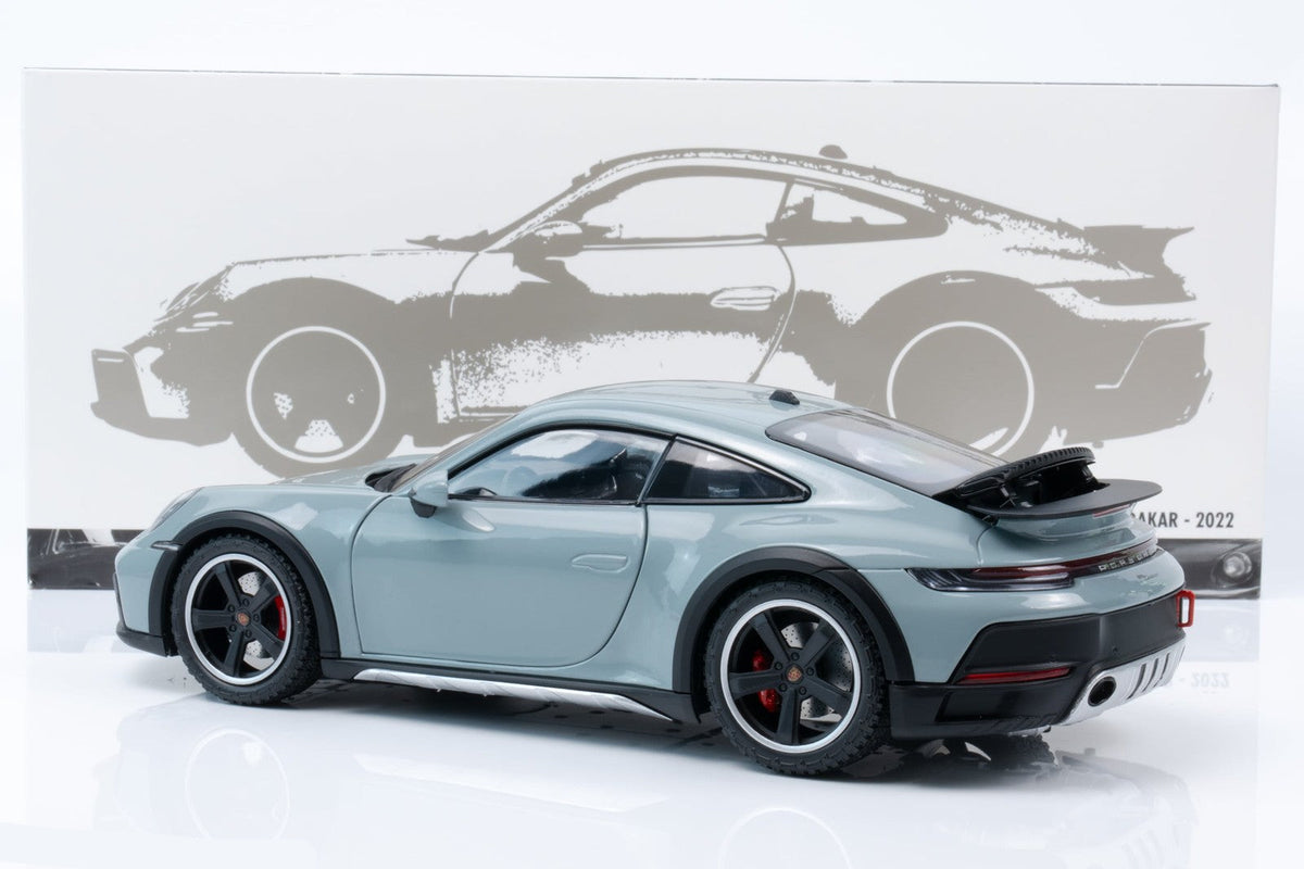 Minichamps 2022 Porsche 911 992 Dakar Green Metallic 1:18