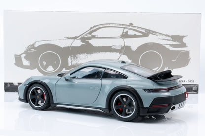 Minichamps 2022 Porsche 911 992 Dakar Green Metallic 1:18