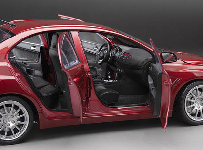 Sun-Star 2007 Mitsubishi Lancer Evolution X FQ400 Red Metallic 1:18