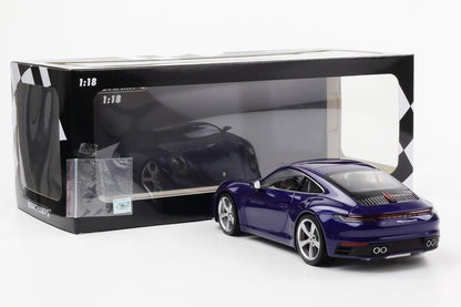 Minichamps 2020 Porsche 911 992 Carrera 4S "Bad Boys for Life" Gentian Blue 1:18