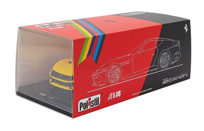 Polistil 2024 Ferrari 12Cilindri Giallo Modena (Yellow) High Fidelity WITH DISPLAY 1:18