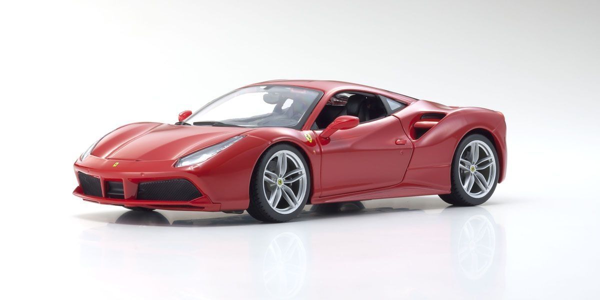Bburago 2016 Ferrari 488 GTB Rossa Corsa Red 1:18