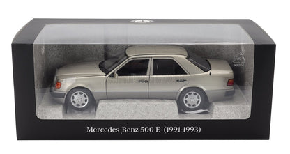 Norev 1990 Mercedes-Benz E Class 500E (W124) Smoke Silver 1:18