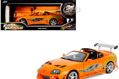 Jada 1993 Toyota Supra MK4 (A80) "Fast & the Furious" Orange Pearl 1:18