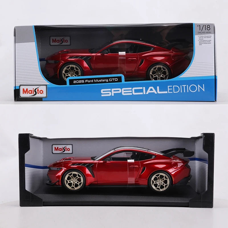 2025 Ford Mustang GTD ミニカー 1/18 マイスト Maisto 2025 Ford USA Mustang GTD 5.2L V8 Coupe Chroma Flame Red 1