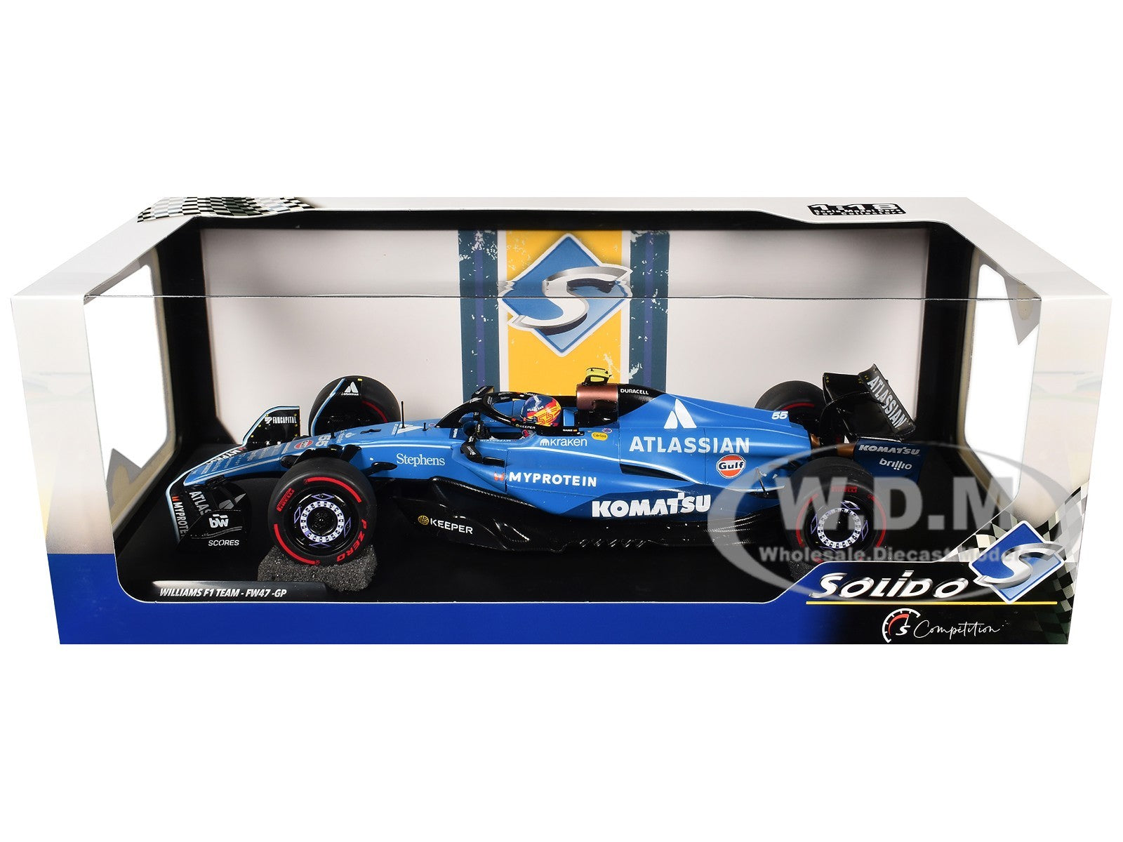Solido Williams F1 Team FW47 Blue C. Sainz #55 Australia GP 2025 1