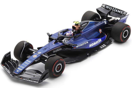 Spark-Model Williams F1 Team FW46 #2 Blue L. Sargeant Bahrain GP 2024 1:18