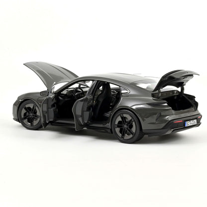 Norev 2024 Porsche Taycan Turbo S Slate Grey Neo 1:18