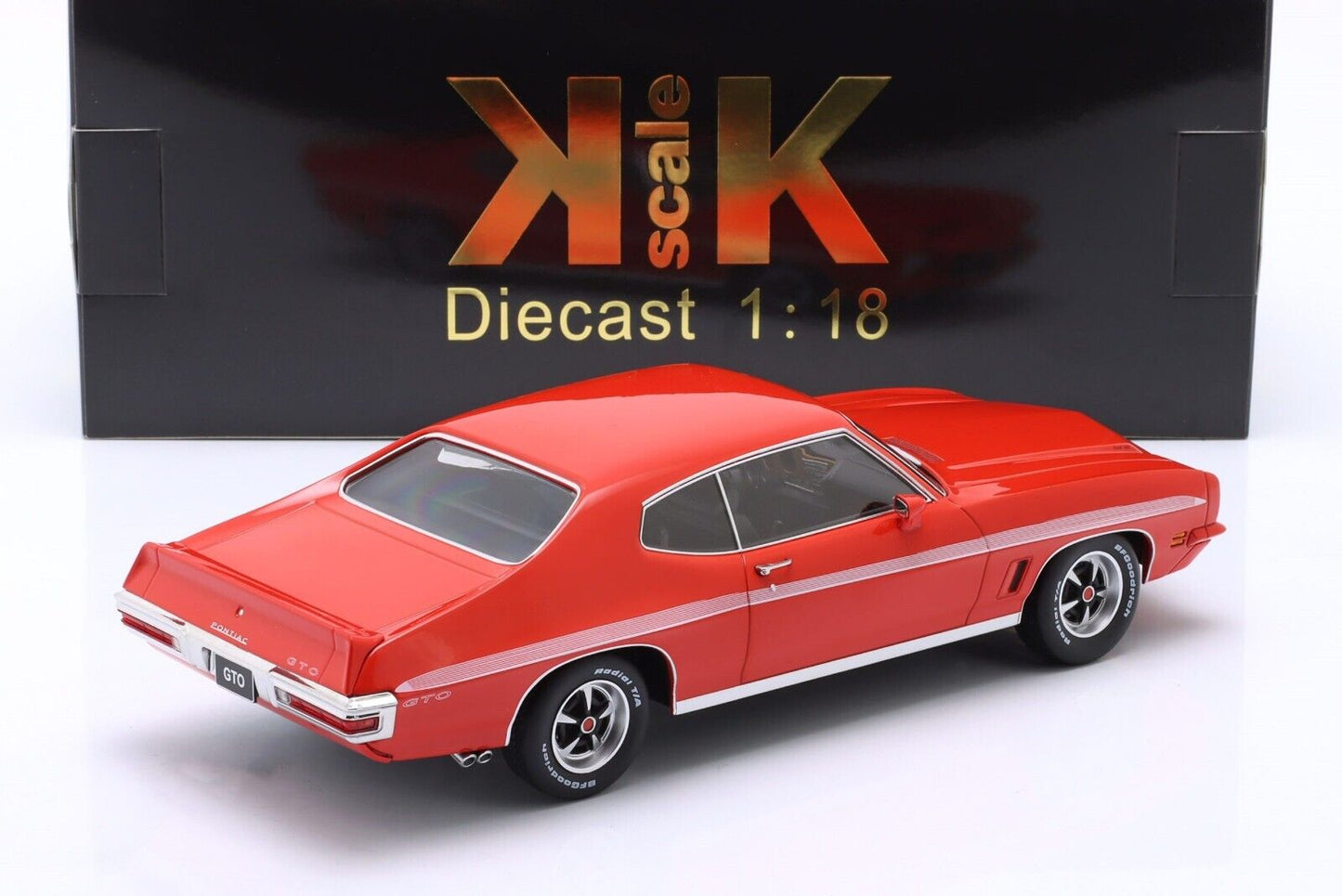 KK Scale 1972 Pontiac LeMans GTO Red 1:18