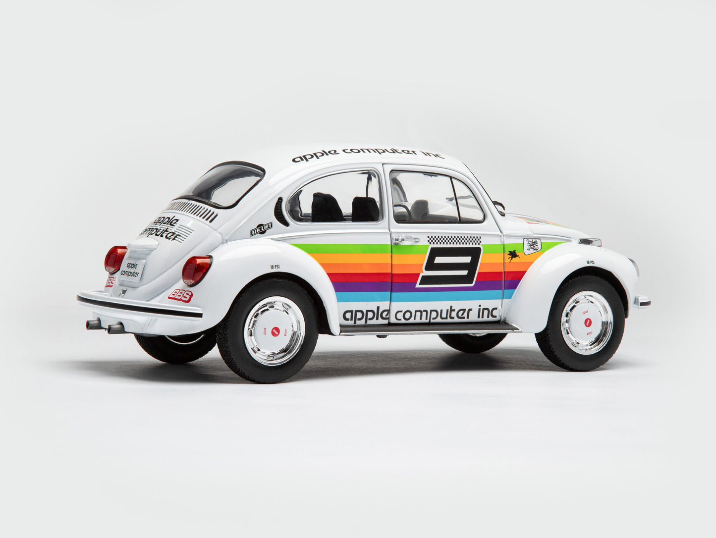 Solido 1975 Volkswagen Beetle 1303 K3 Tribute #9 White 1:18