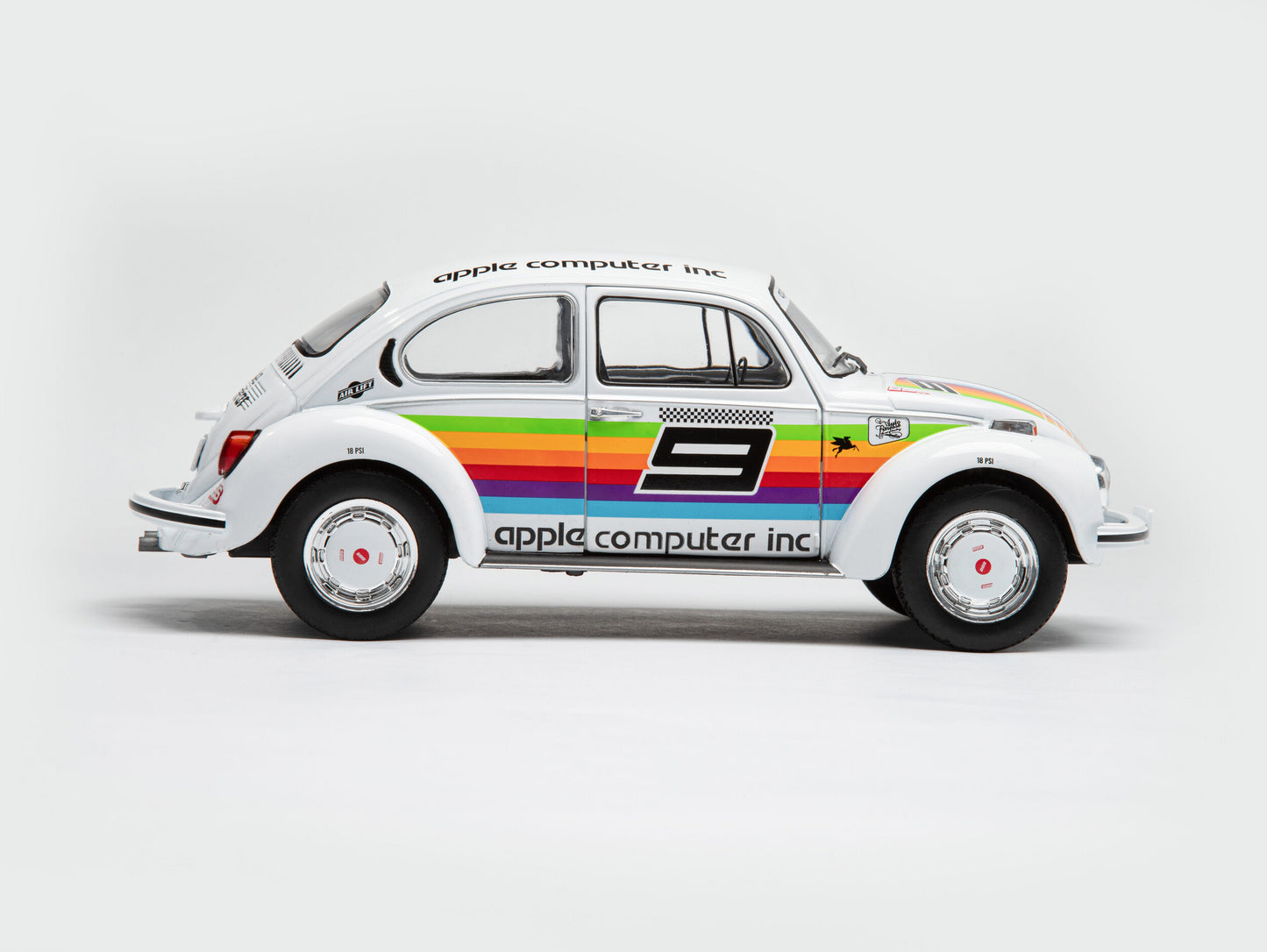 Solido 1975 Volkswagen Beetle 1303 K3 Tribute #9 White 1:18