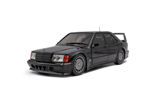 Solido 1990 Mercedes-Benz 190E (W201) EVO II Solido Works Black 1:18