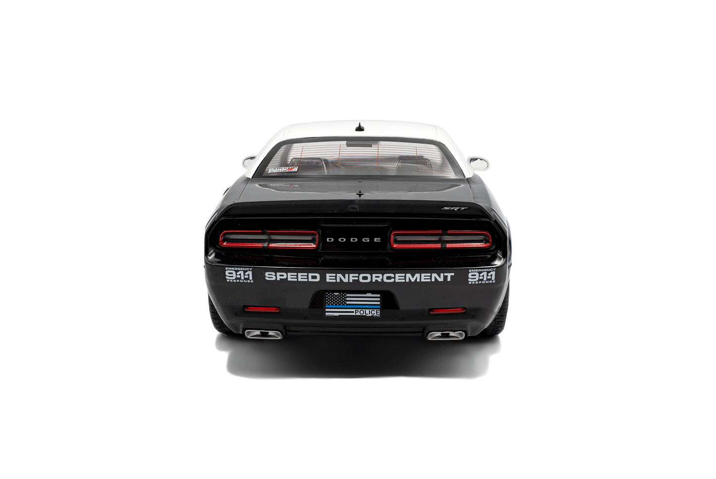 Solido 2023 Dodge Challenger SRT Hellcat Redeye Highway Patrol Black 1:18