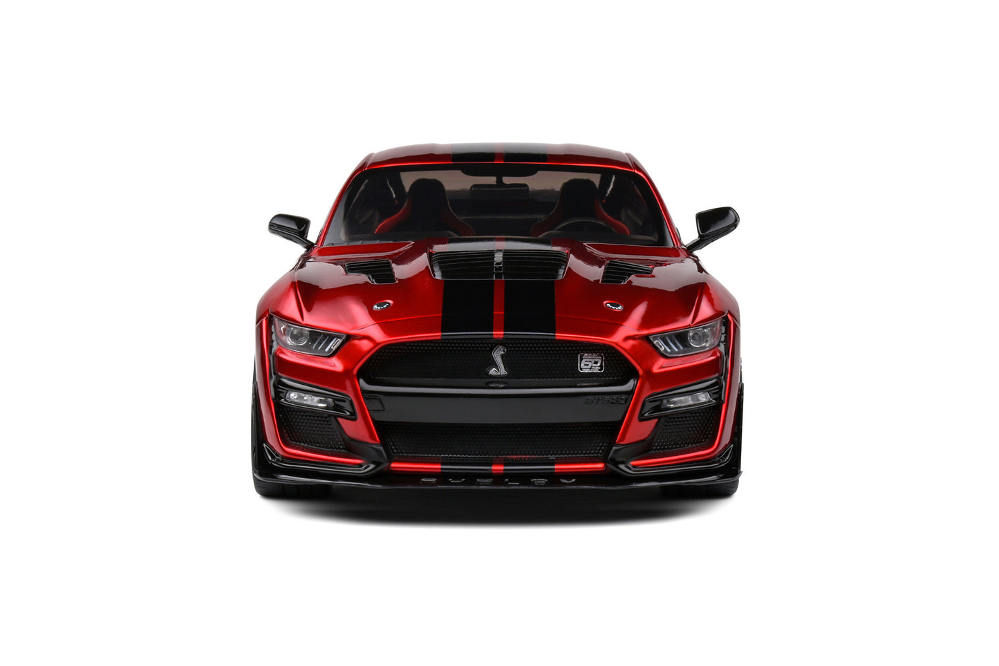 Solido 2023 Ford Shelby Mustang GT500 KR Red w/ Black Stripe 1:18