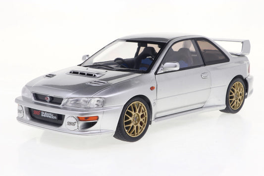 Solido 1998 Subaru Impreza 22B Silver 1:18