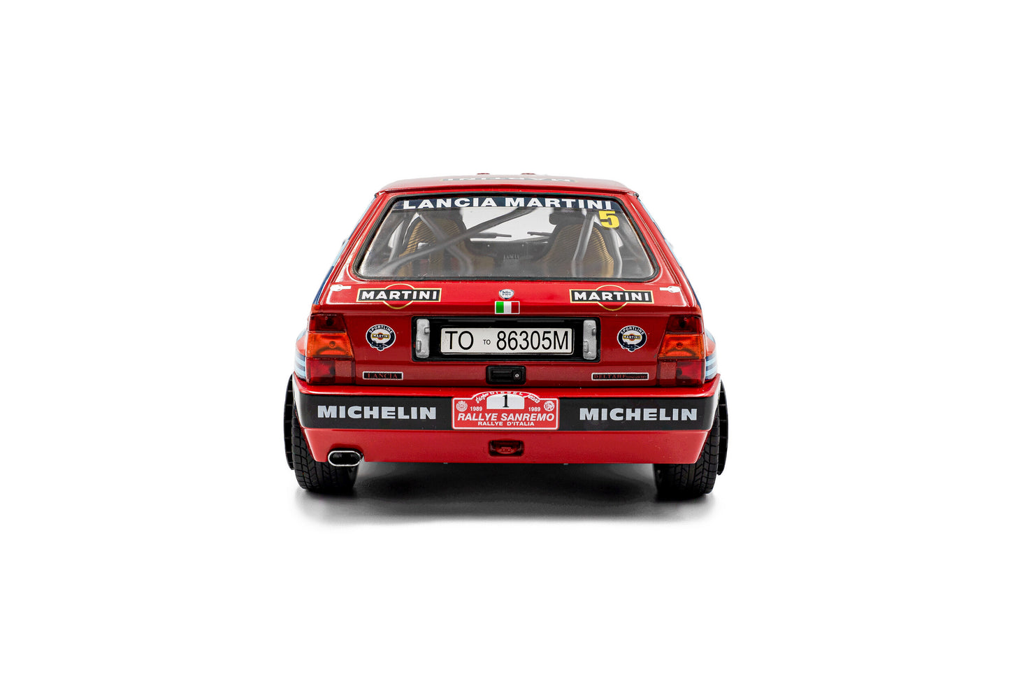 Solido 1989 Lancia Delta HF Integrale #1 San Remo Red 1:18