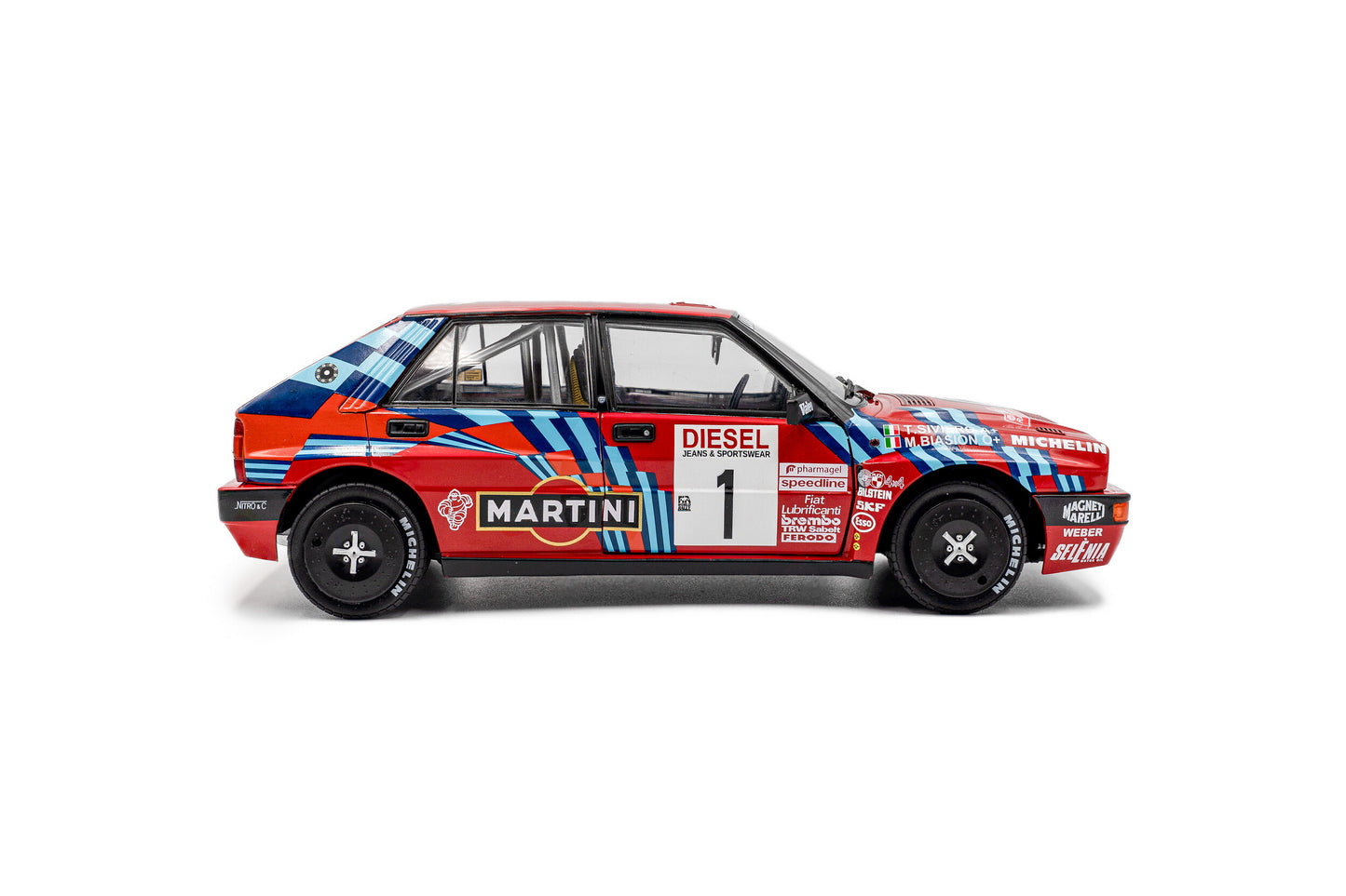 Solido 1989 Lancia Delta HF Integrale #1 San Remo Red 1:18