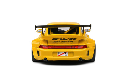 Solido 2023 Porsche 911 993 RWB Bodykit "Midas Touch" Yellow 1:18