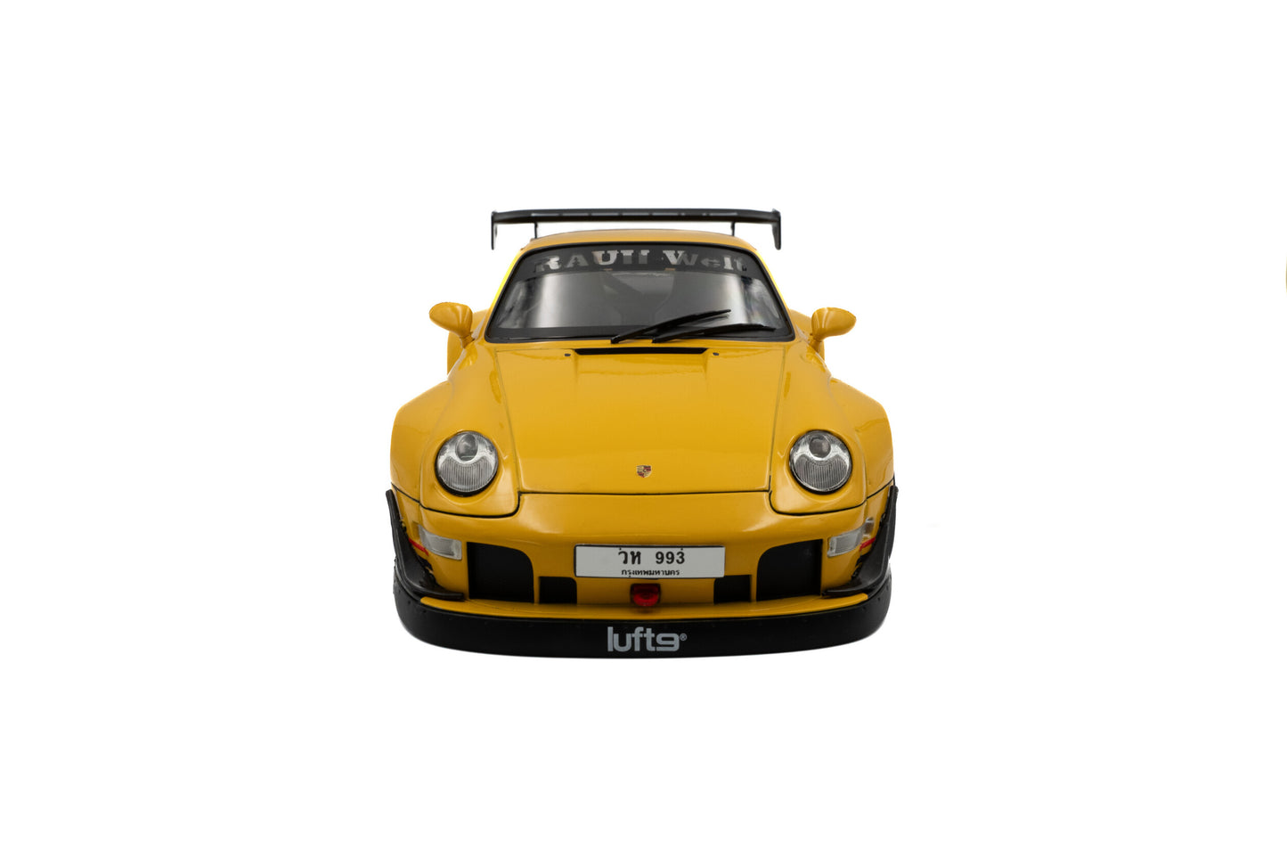 Solido 2020 Porsche 911 993 RWB Bodykit "Cindarella" Yellow 1:18