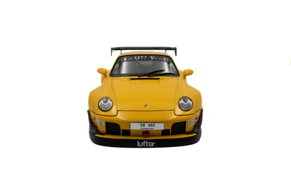 Solido 2020 Porsche 911 993 RWB Bodykit "Cindarella" Yellow 1:18