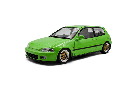 Solido 1991 Honda Civic EG6 Hatchback Solido Works Green 1:18