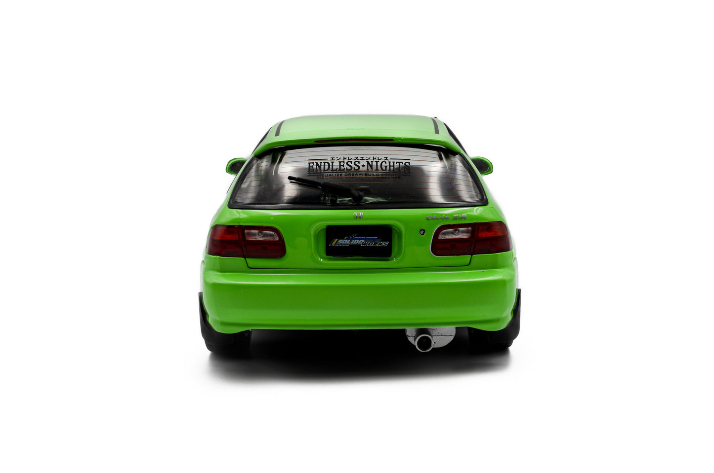 Solido 1991 Honda Civic EG6 Hatchback Solido Works Green 1:18
