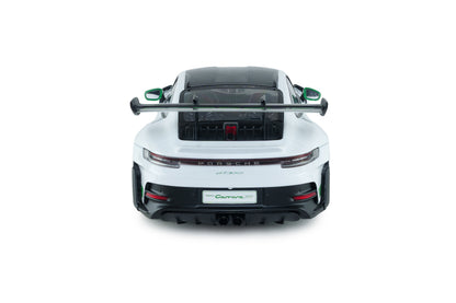 Solido 2024 Porsche 911 992 GT3 RS Weissach Pack White w/ Green Wheels 1:18