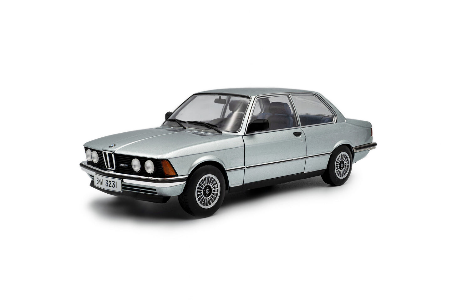 Solido 1980 BMW 323i (E21) Silver Blue Metallic 1:18