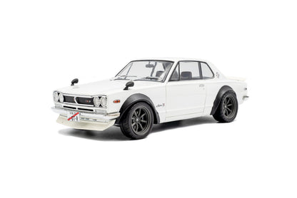 Solido 1970 Nissan Skyline (C10) Hakosuka White 1:18