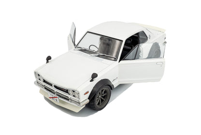 Solido 1970 Nissan Skyline (C10) Hakosuka White 1:18