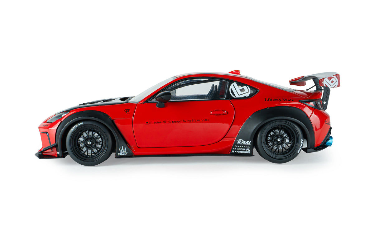 Solido 2024 Toyota GR86 LBWK Body Kit Red 1:18