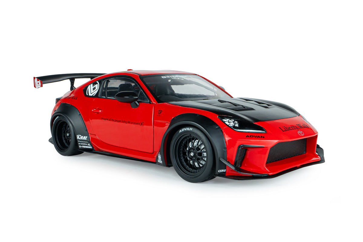 Solido 2024 Toyota GR86 LBWK Body Kit Red 1:18