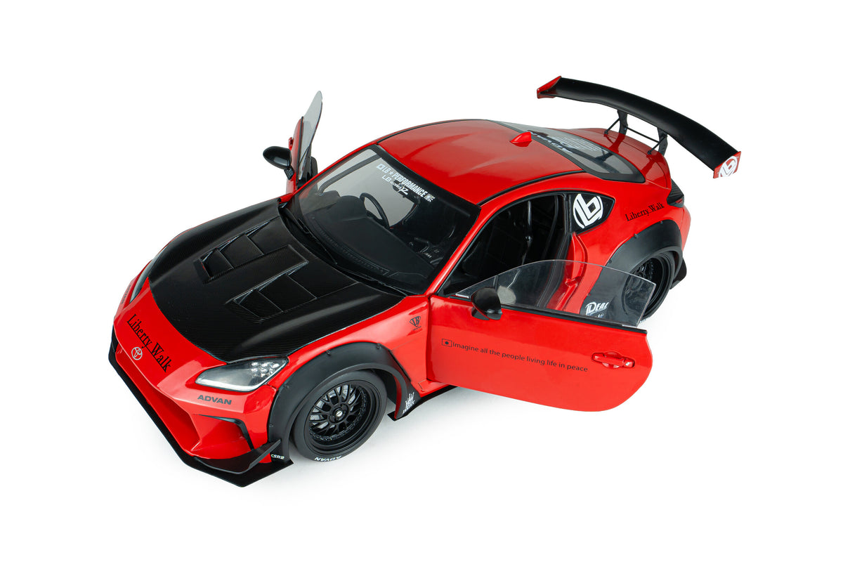 Solido 2024 Toyota GR86 LBWK Body Kit Red 1:18