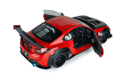 Solido 2024 Toyota GR86 LBWK Body Kit Red 1:18