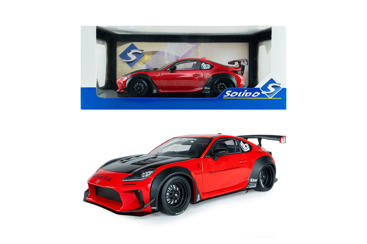 Solido 2024 Toyota GR86 LBWK Body Kit Red 1:18