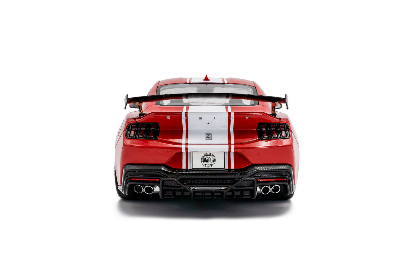 Solido 2025 Ford Shelby Mustang Super Snake Red w/ White Stripes 1:18