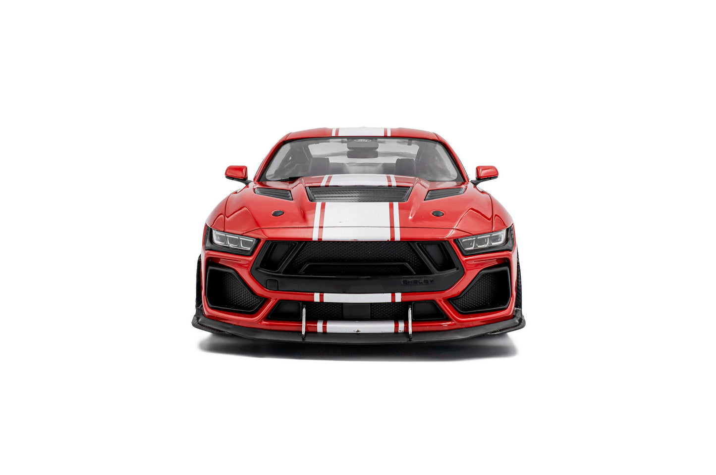 Solido 2025 Ford Shelby Mustang Super Snake Red w/ White Stripes 1:18