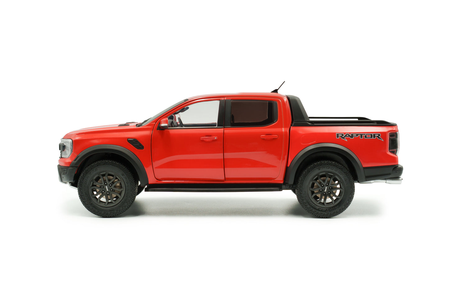 Solido 2024 Ford Ranger Raptor Crew Cab Pickup Truck Orange 1:18