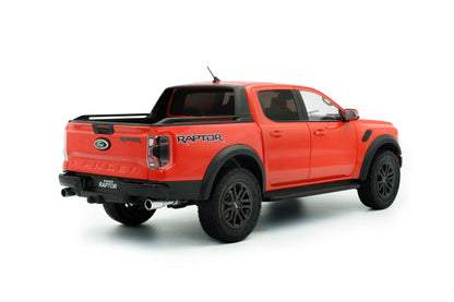 Solido 2024 Ford Ranger Raptor Crew Cab Pickup Truck Orange 1:18