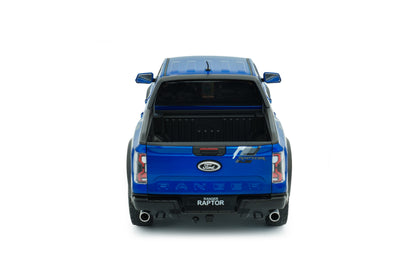 Solido 2024 Ford Ranger Raptor Crew Cab Pickup Truck Blue Lightning 1:18