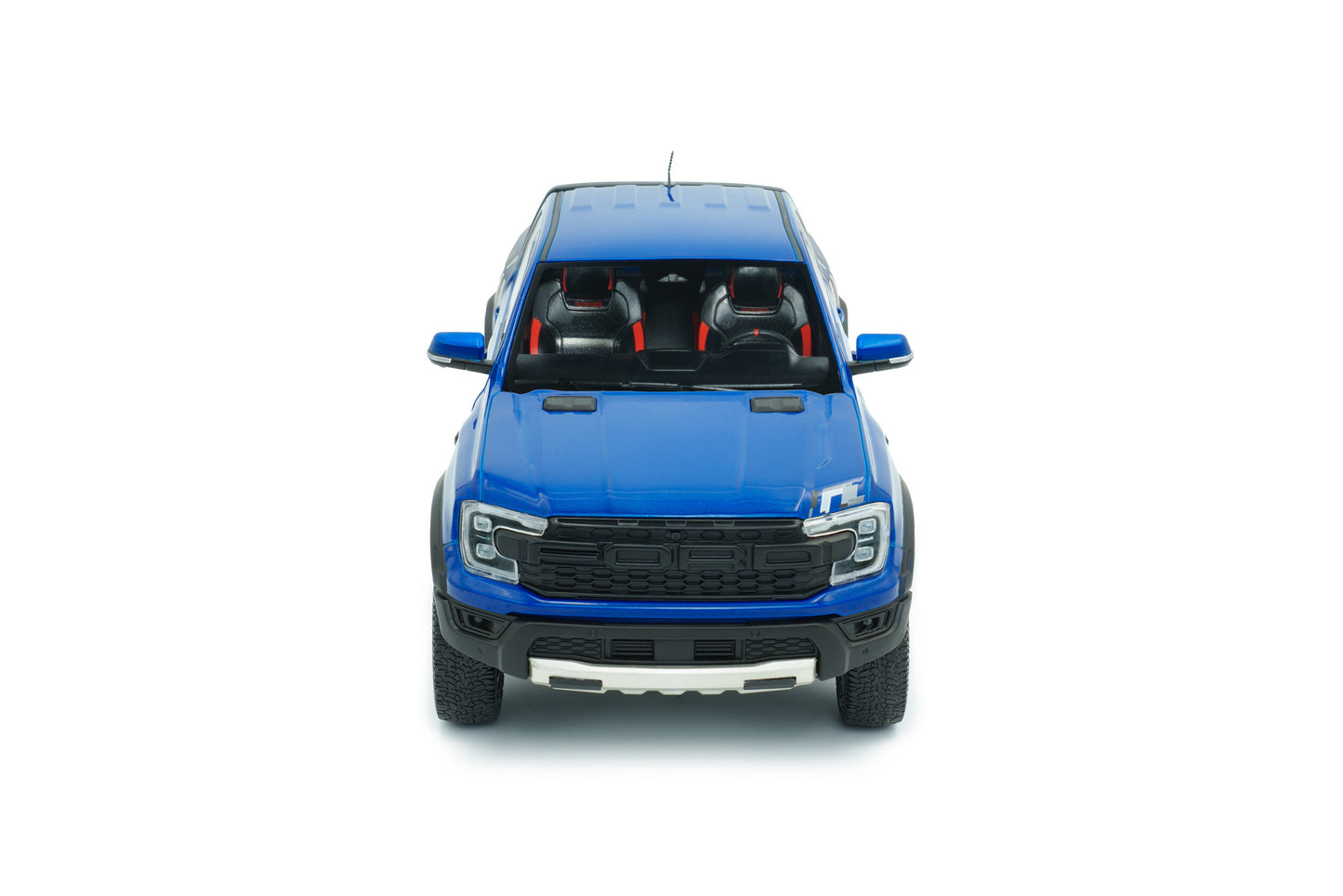 Solido 2024 Ford Ranger Raptor Crew Cab Pickup Truck Blue Lightning 1:18