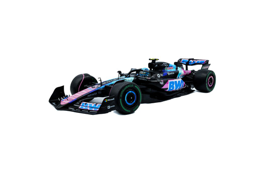 Solido Alpine F1 Team A524 BWT #10 P. Gasly 3rd Brazilian GP 2024 Blue 1:18