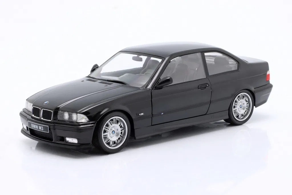 Solido 1994 BMW E36 M3 Coupe Cosmos Black Metallic 1:18