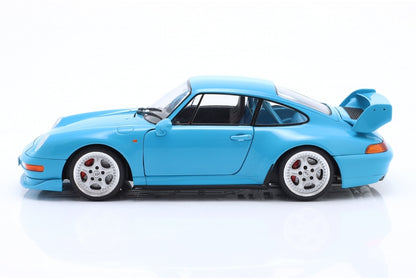 Solido 1997 Porsche 911 (993) Clubsport Riviera Blue 1:18