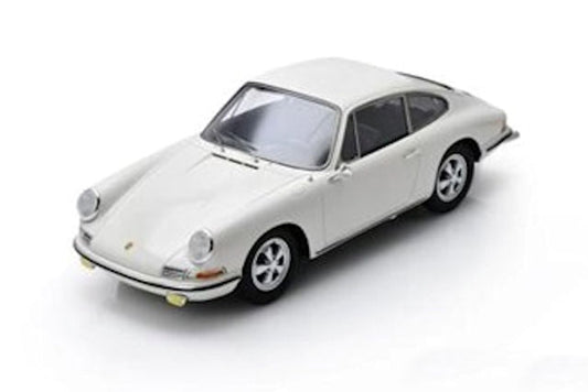 Schuco 1969 Porsche 911 S 2.0 White 1:18 WITH DISPLAY